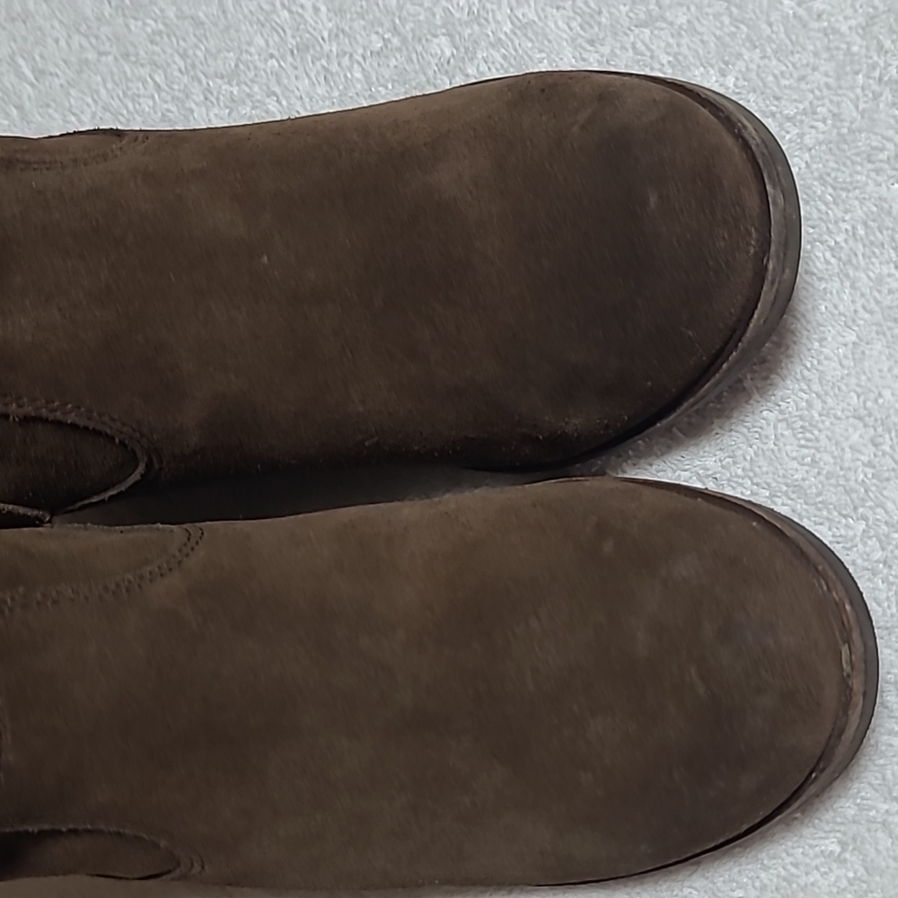 UGG Briar Suede Zip Up Ankle Boots Size 6 Women's - Picture 5 of 10